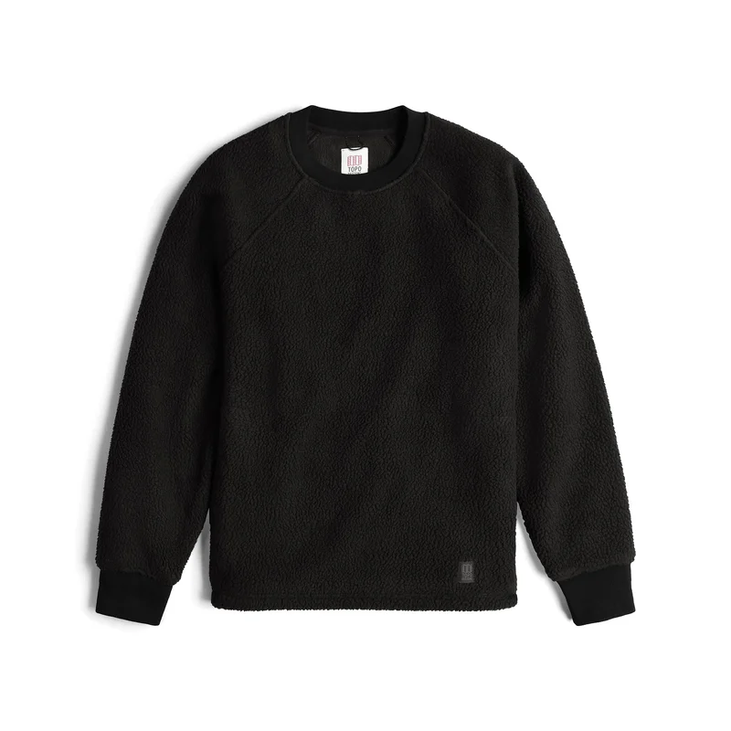 Mountain Fleece Crew - Black / Small