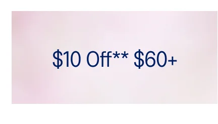 $10 off $60