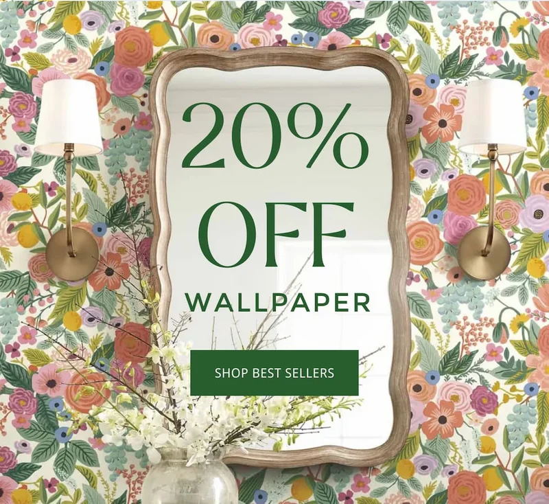 20% Off Wallpaper