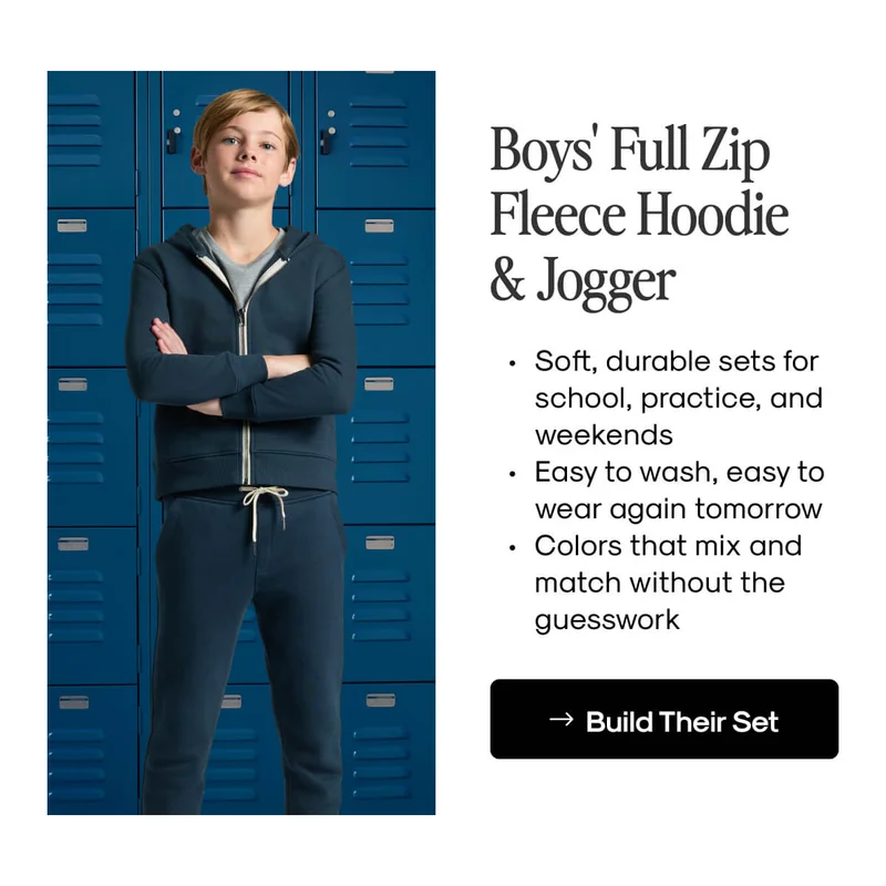 Boys' Full Zip