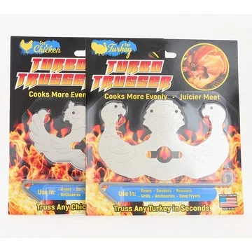 Turbo Trusser Set of 2 Stainless Steel Chicken and Turkey Trusser