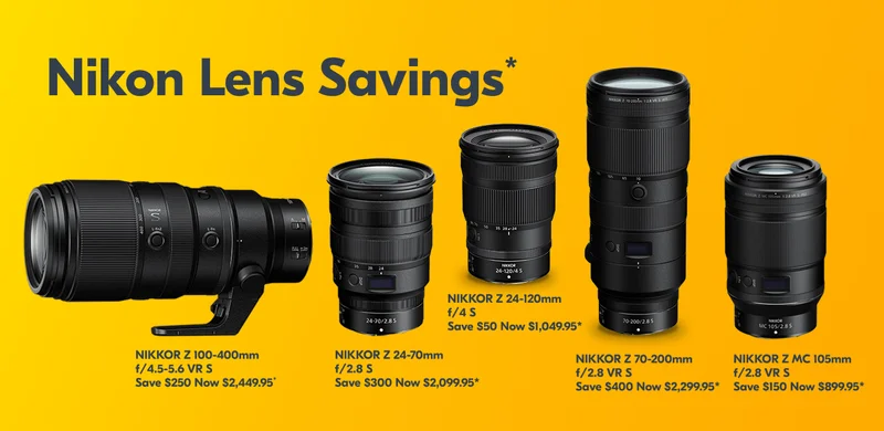 Nikon Lens Savings*