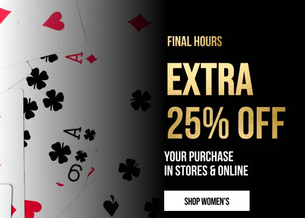 Extra 25% off Shop Women's