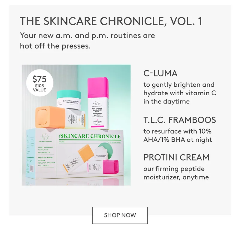 Shop The Skincare Chronicle, Vol. 1