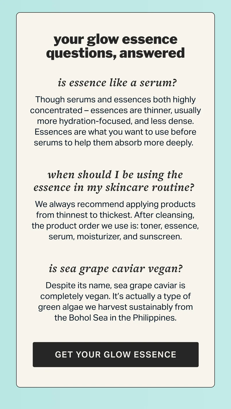 GET YOUR GLOW ESSENCE