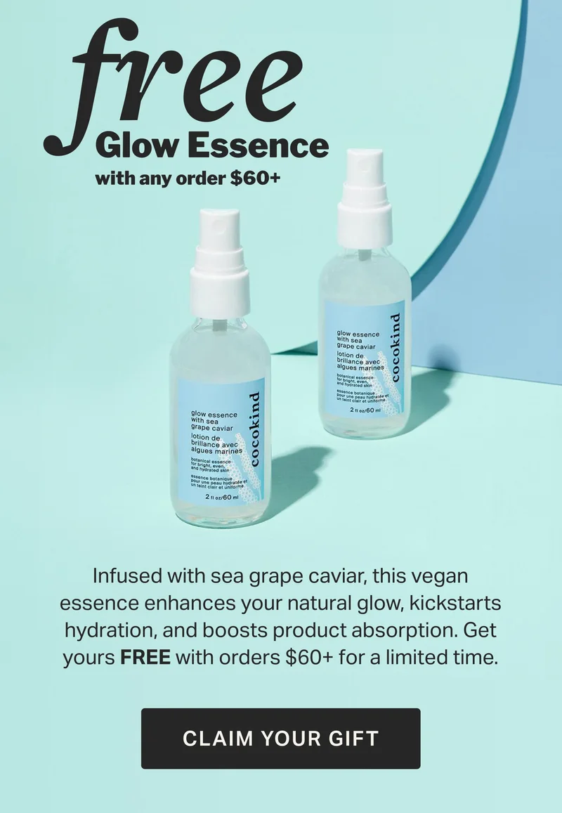 FREE with any order $60+