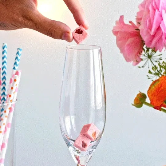 Minute Mimosa Sugar Cube Trio