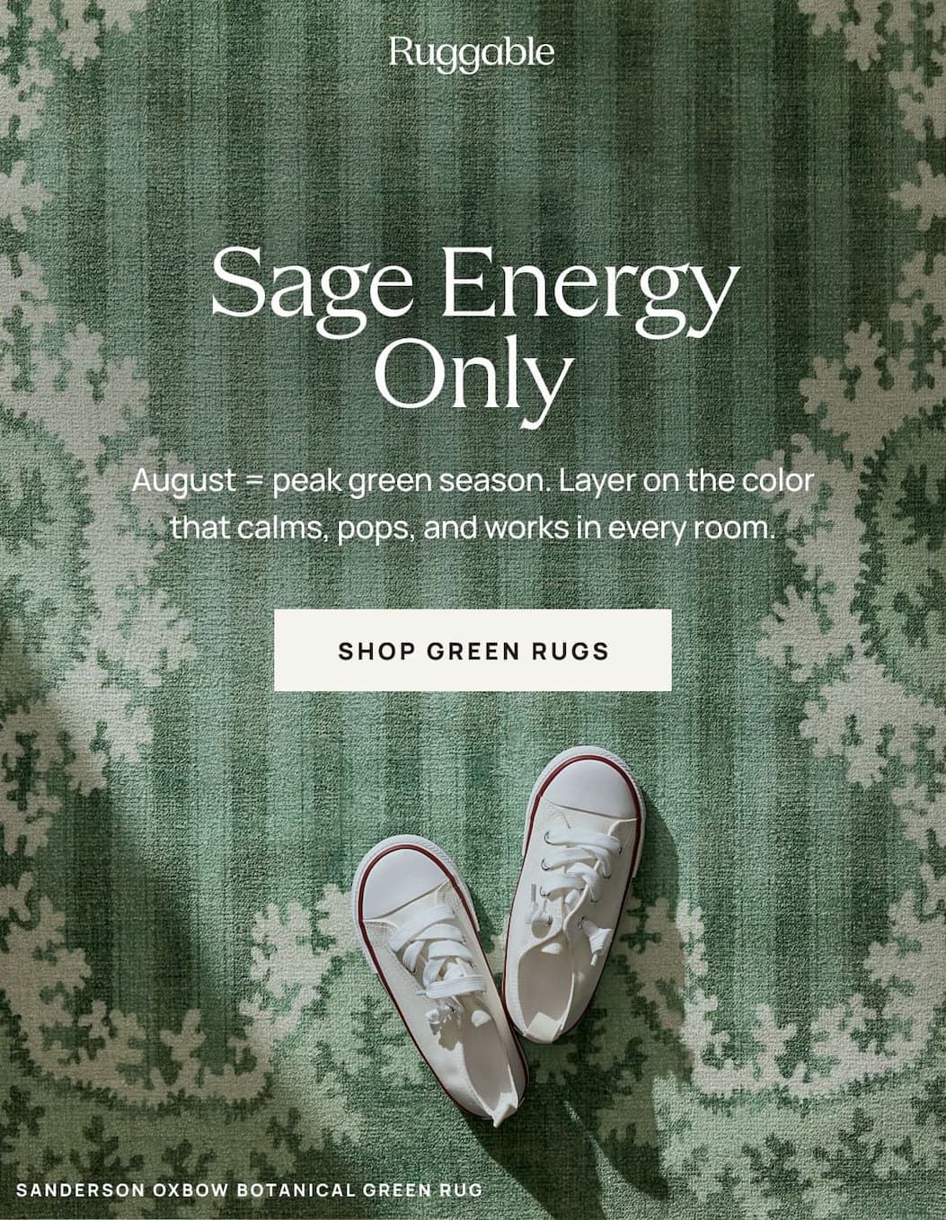 Sage Energy Only | Shop Green Rugs
