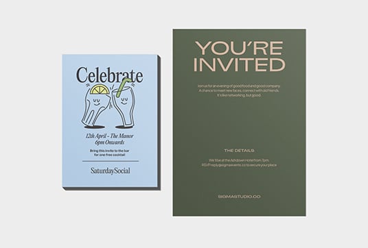 Foil Postcards