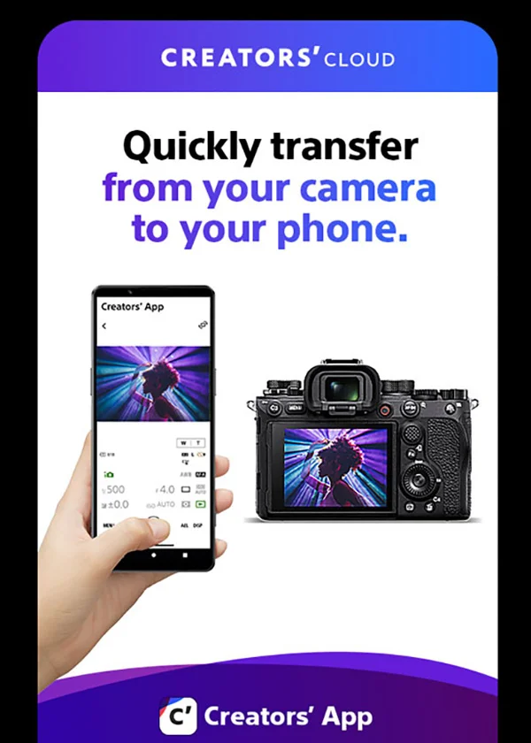 Creator's Cloud | Quickly transfer from your camera to your phone | Creators' App