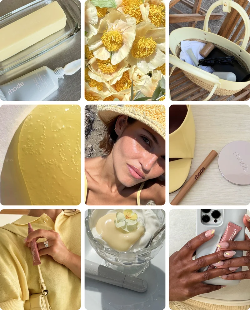yellow spring color palette