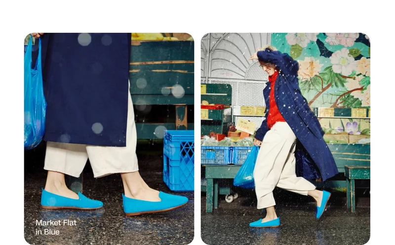 Market Flat in Blue.