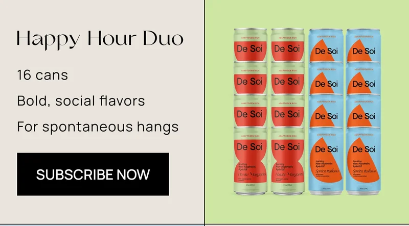 Happy Hour Duo | 16 cans  Bold, social flavors  For spontaneous hangs | Subscribe Now
