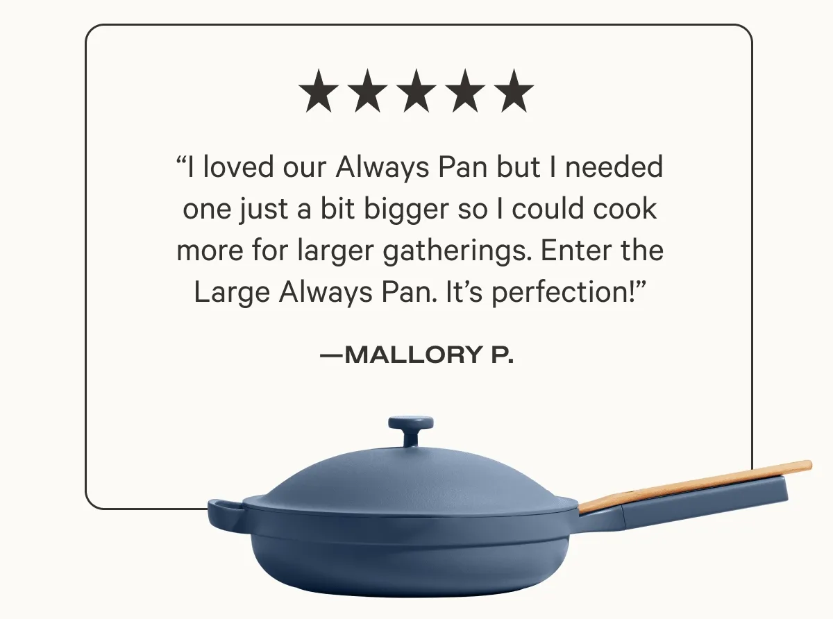 Don't waste any more money on subpar pans. No joke — the best. —Mike D.