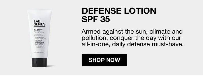 DEFENSE LOTION SPF35 | Armed against the sun, climate and pollution, conquer the day with our all-in-one, daily defense must-have. | SHOP NOW