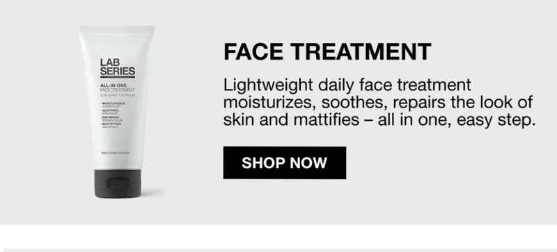 FACE TREATMENT | Lightweight daily face treatment moisturizes, soothes, repairs the look of skin and mattifies - all in one, easy step. | SHOP NOW