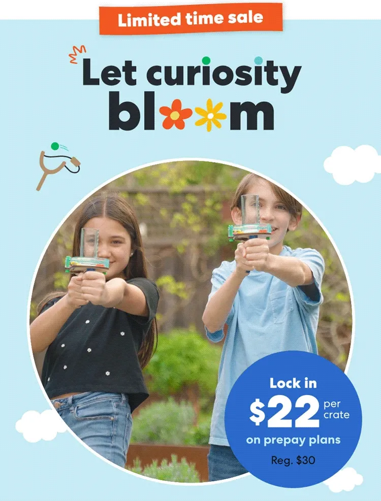 Let curiosity bloom!