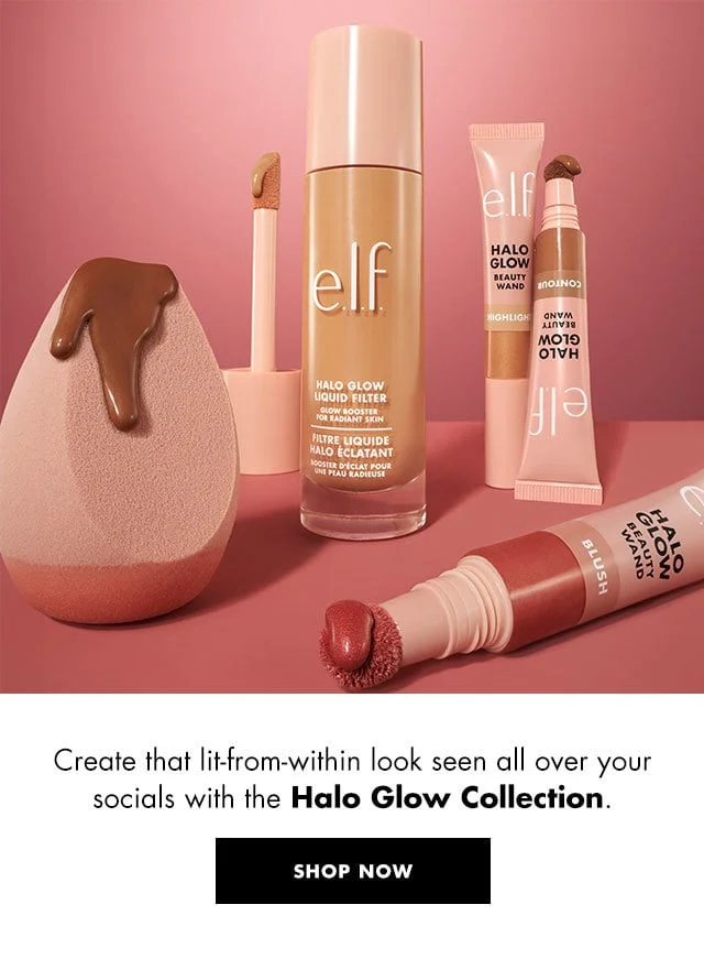 create that lit-from-within look seen all over your socials with the halo glow collection