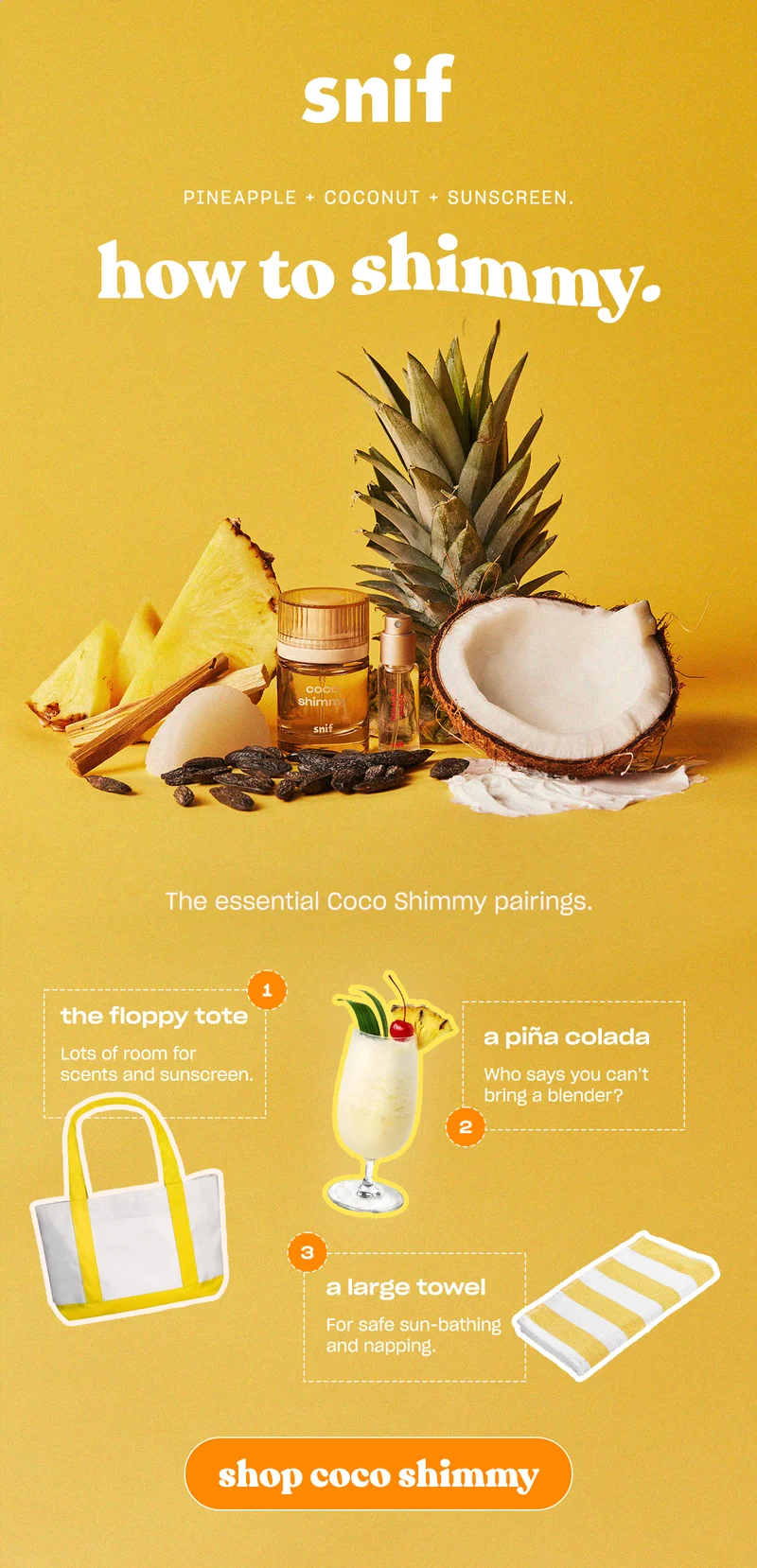 The essential Coco Shimmy pairing