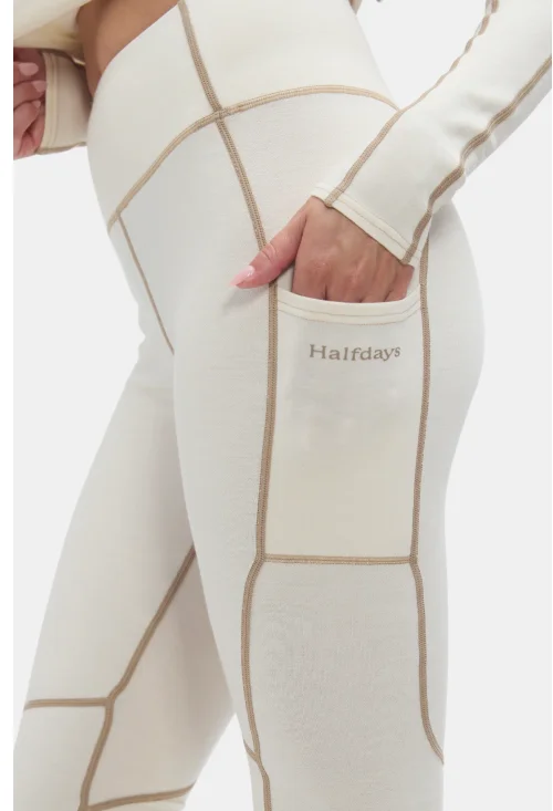 Shop the Hallie Legging in Oat Milk