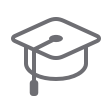 Graduation cap icon