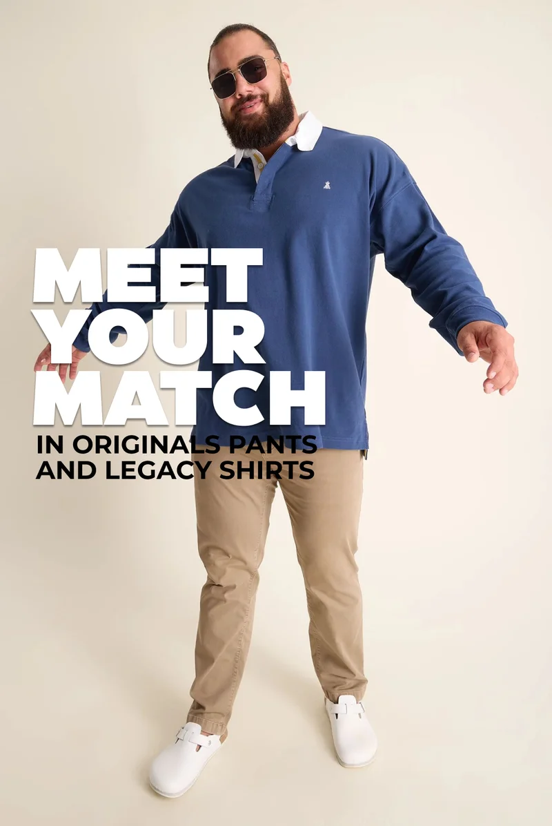 MEET YOUR MATCH In Originals Pants And Legacy Shirts