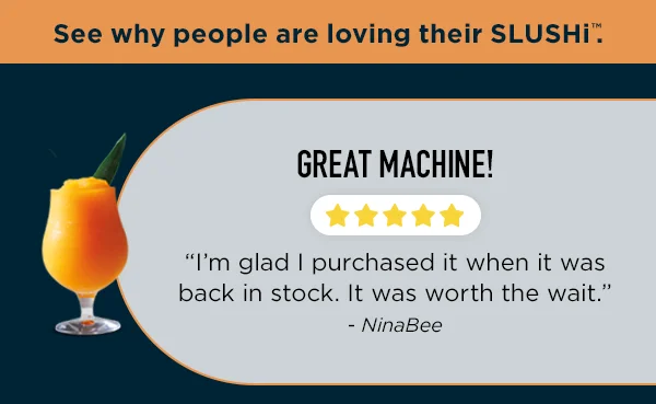 See why people are loving their Ninja SLUSHiโข. "Great machine" - NinaBee