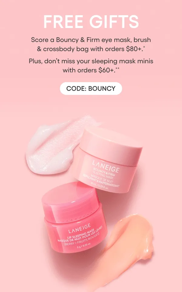free gifts with $80+
