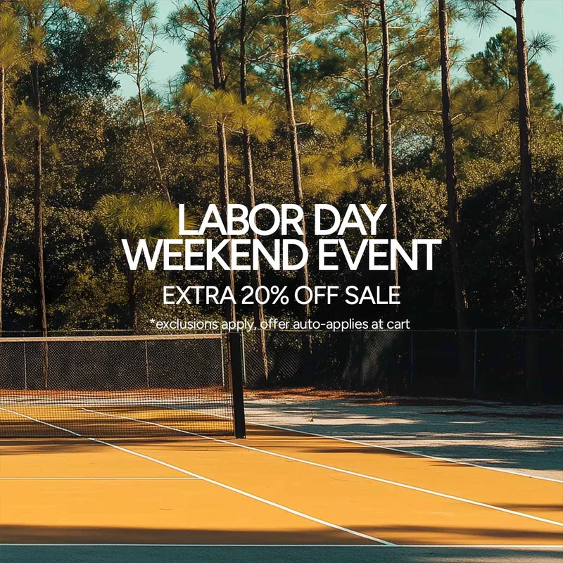 Labor Day Weekend Event, Extra 20% Off Sale. *Exclusions apply, offer auto-applies at cart