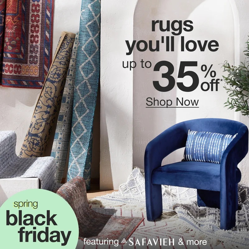Rugs Up to 35% Off — Shop Now!