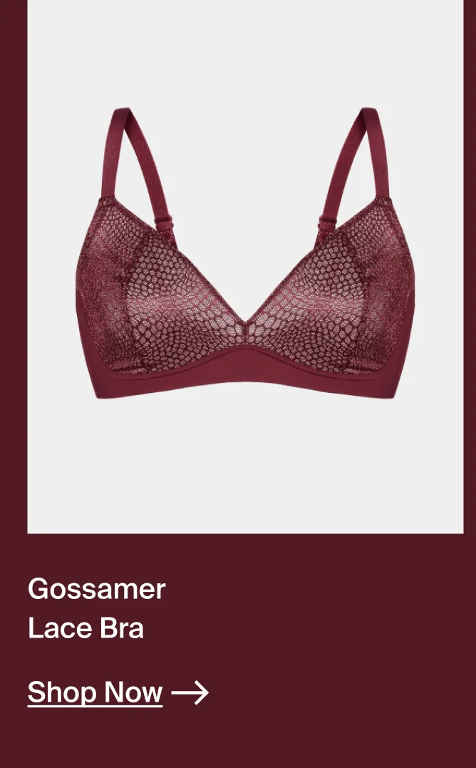 Gossame Lace Bra. SHOP NOW.