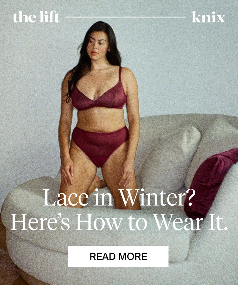 Lace in Winter? Here's how to wear it. READ MORE.