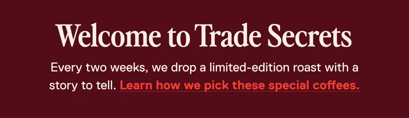 Welcome to Trade Secrets