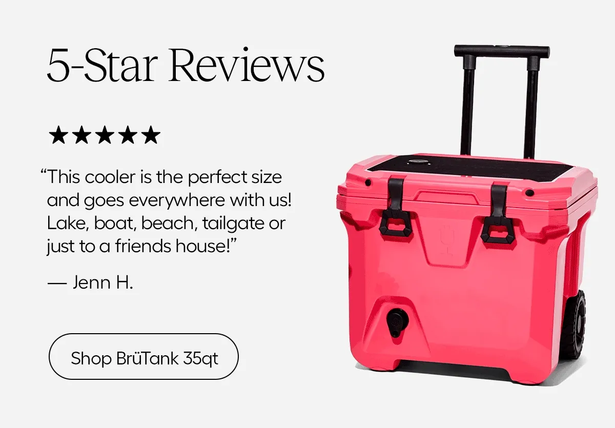 %-Star Reviews - Shop BrüTank 35qt