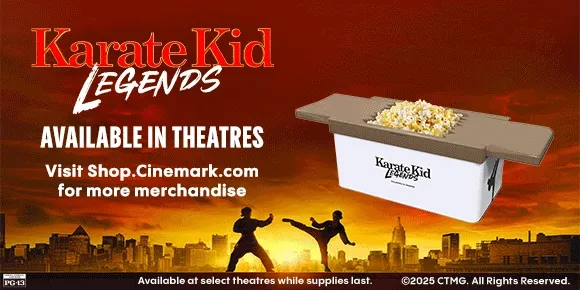 KARATE KID LEGENDS | AVAILABLE IN THEATRES | Visit Shop.Cinemark.com for more merchandise