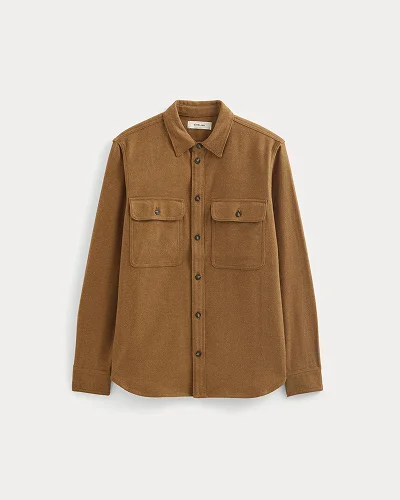 Image | The Heavyweight Overshirt | Heathered Toffee