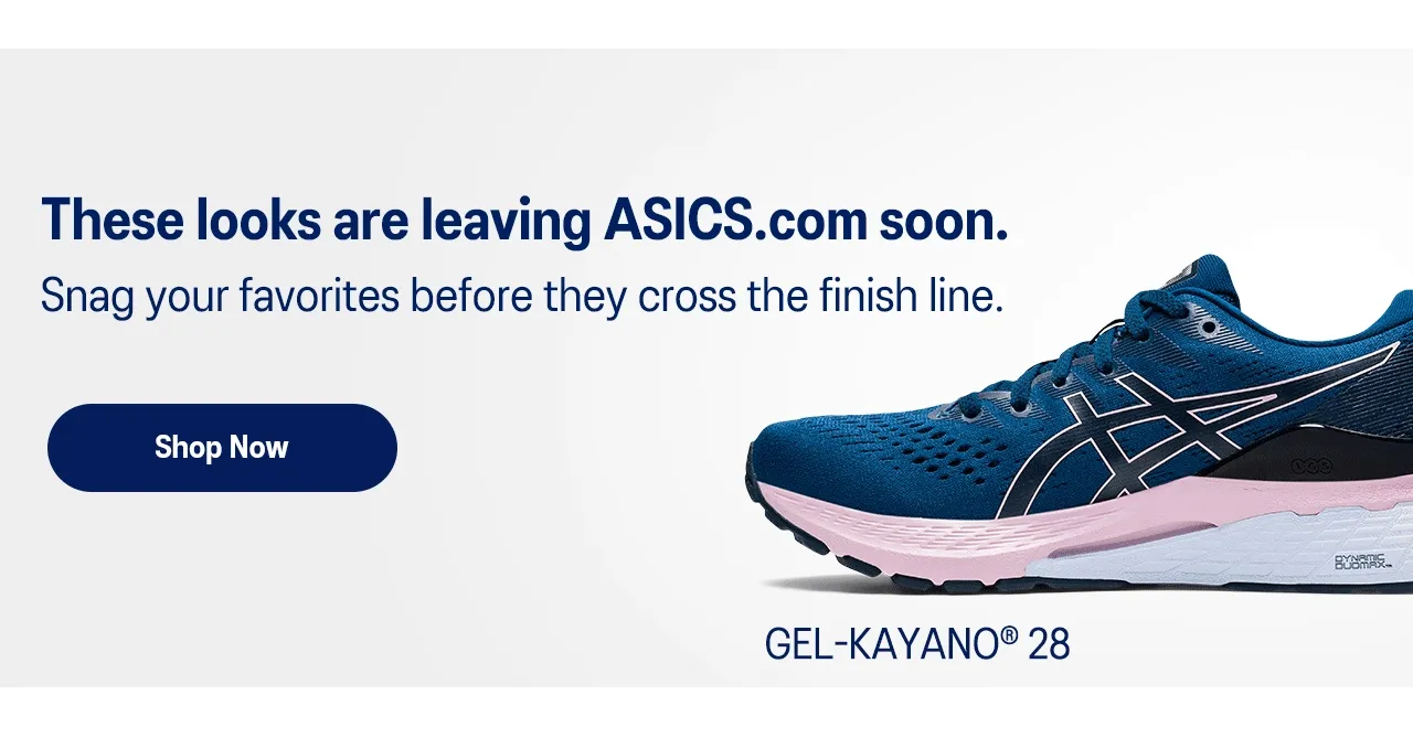 These looks are leaving ASICS.com soon.