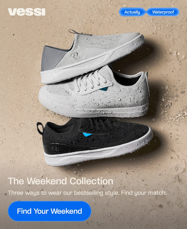 Spring showers? Your feet are covered.