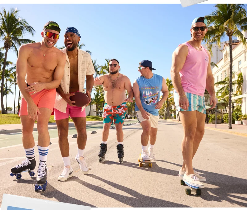Casual Shorts, Swim Trunks and more.