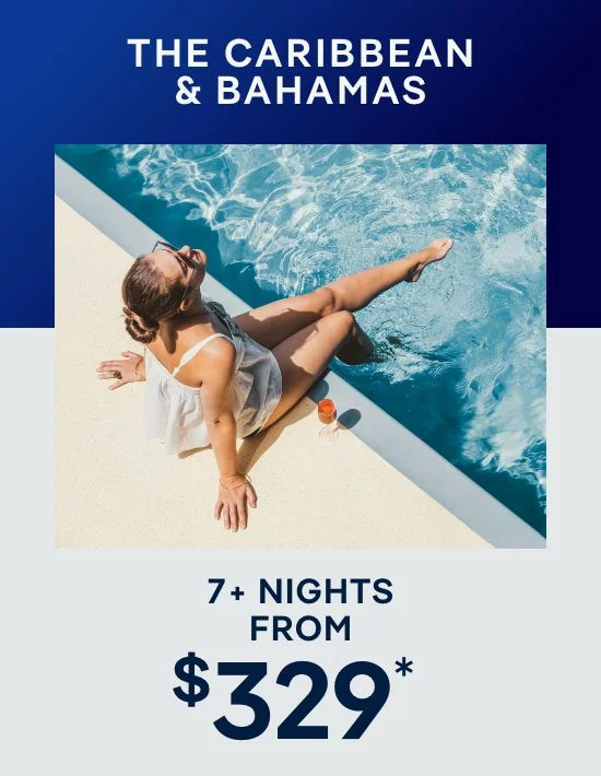 Caribbean & Bahamas – 7+ Nights – Click to View Cruises & Book Now
