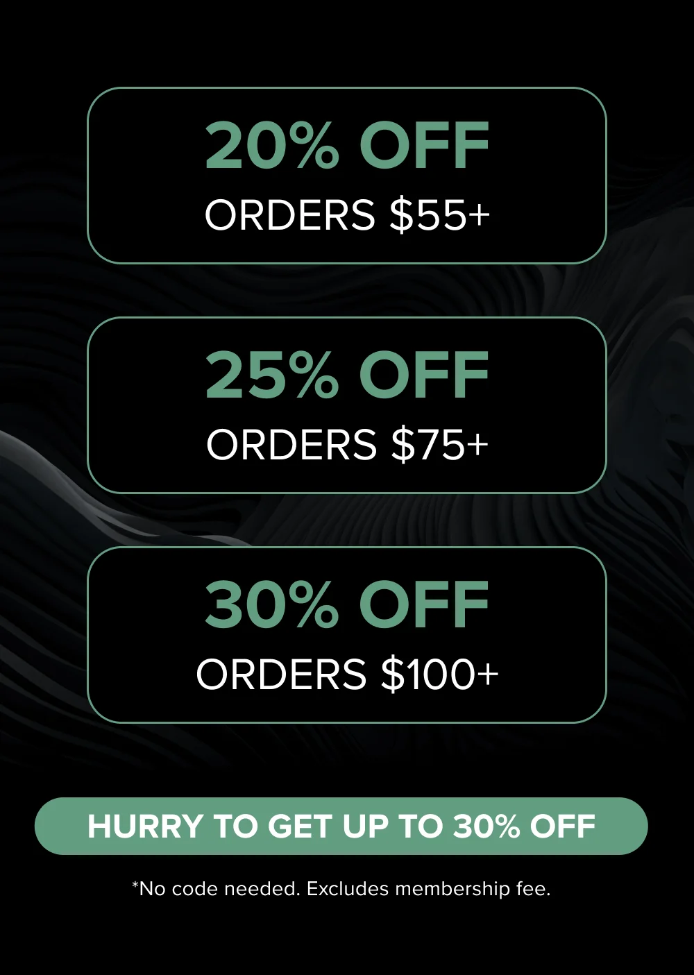 [ HURRY TO GET UP TO 30% OFF ]