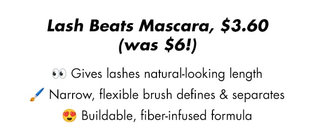 Give lashes natural-looking length
