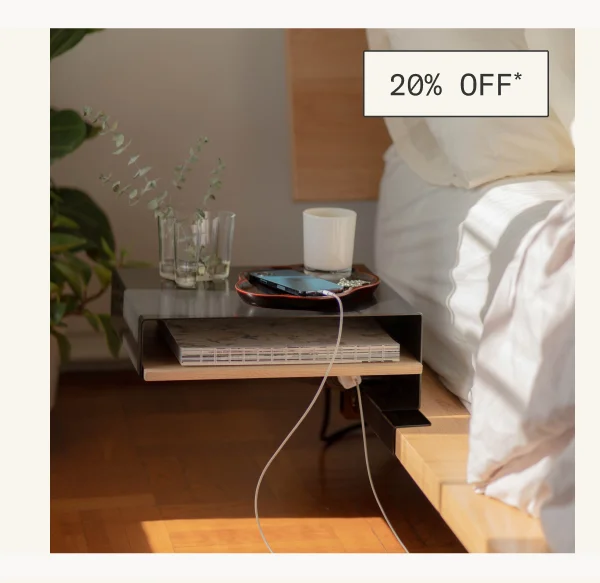 Save 20% on The Bedside Table Add-On