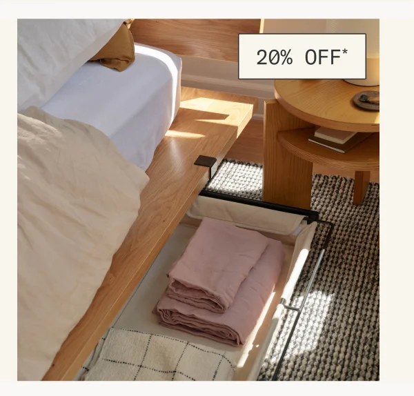 Save 20% on Underbed Storage