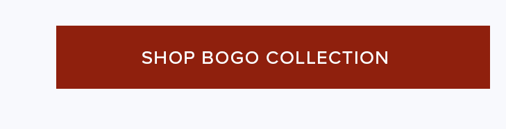 Dark red rectangular button with white text "SHOP discount code COLLECTION," inviting users to explore and purchase items from the special buy one get one offer.