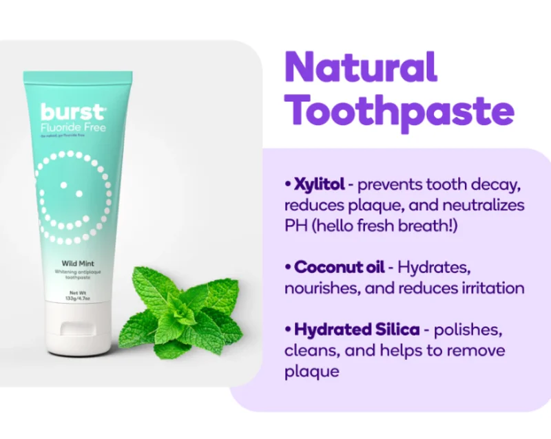 burst oral care toothpaste