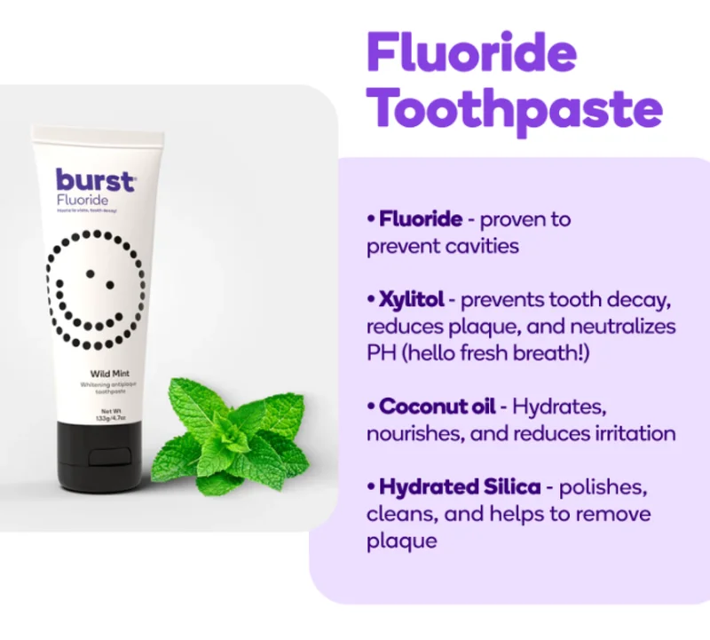 burst oral care toothpaste