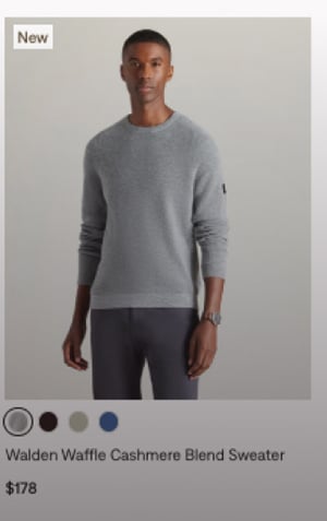 Walden Waffle Cashmere Blend Sweater