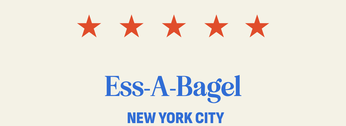 Ess-A-Bagel Ess-A-Bagel