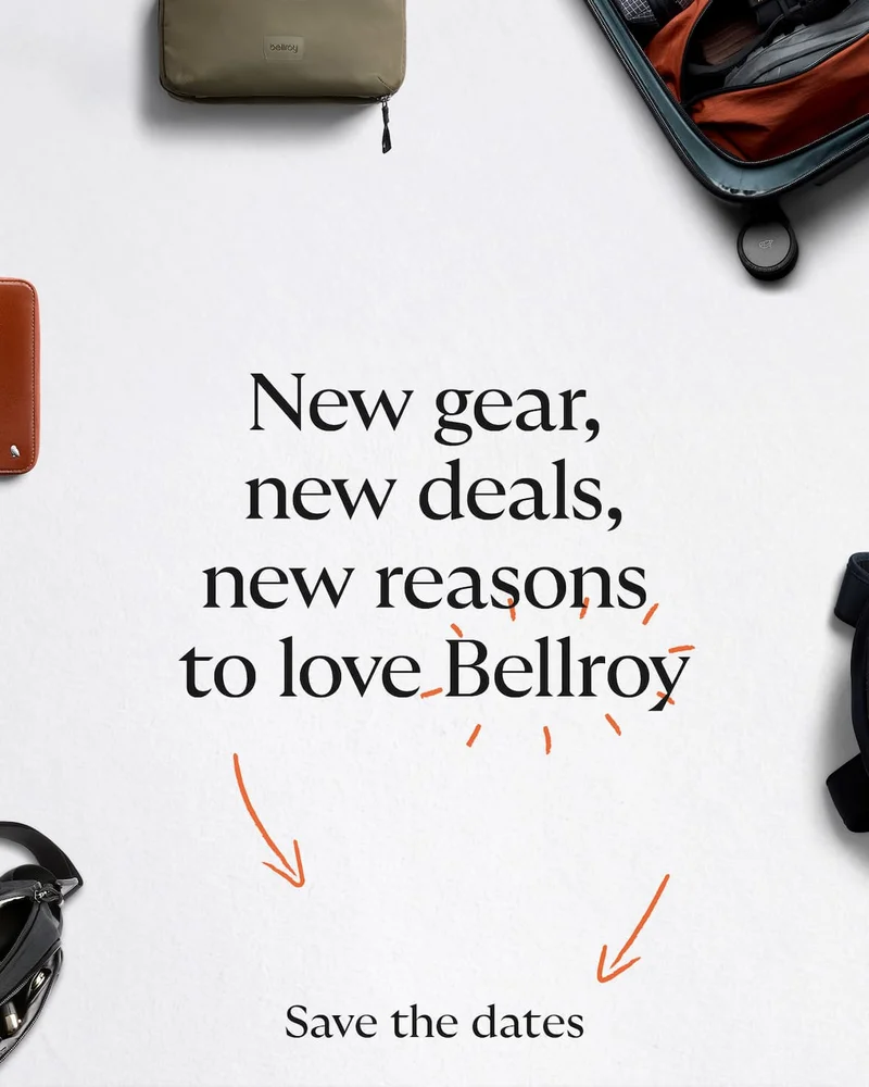 New gear, new deals, new reasons to love Bellroy